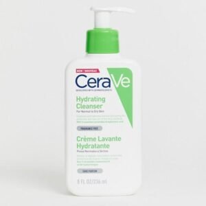 cerave hydrating cleanser 236ml – gentle face wash with ceramides & hyaluronic acid for normal to dry skin